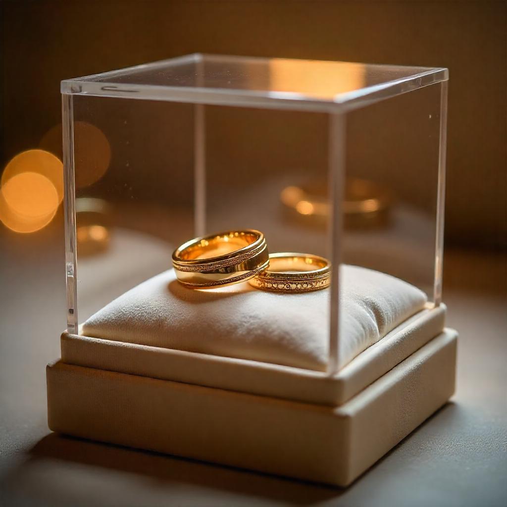 Gold wedding rings - 24k