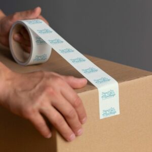Tape Mock Up for packaging sealing